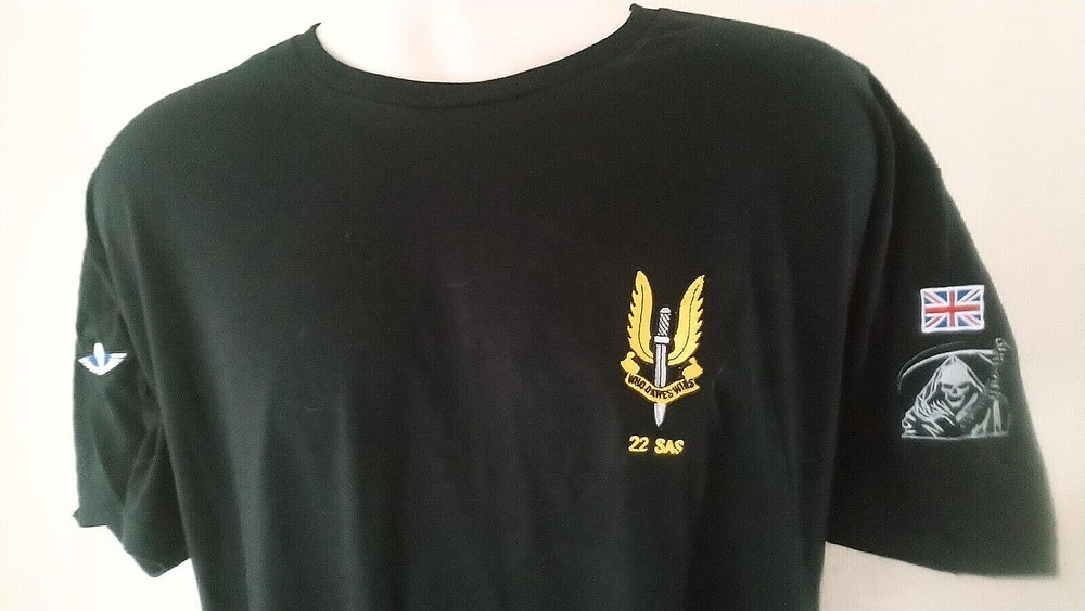 BRITISH ARMY SAS SPECIAL AIR SERVICE REAPER T-SHIRT