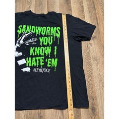 Ripple Junction Beetlejuice T-Shirt Mens XL Black Unisex Sandworms Quote Good