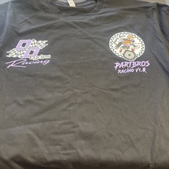 PURPLE REIGN OFFICIAL TEAM VERSION 1.0 Team Shirt D&D Cycles PartsBros Size M