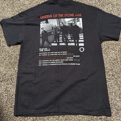 Queens of the Stone Age Large Tour Concert Tee Shirt End Is Nero QOTSA