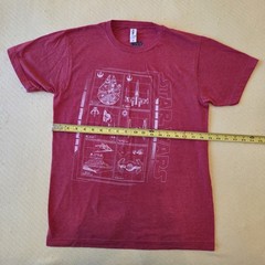 Star Wars/Lucasfilm Two (2) “Medium” T-Shirts – (Darth Vader & Ship Schematics)