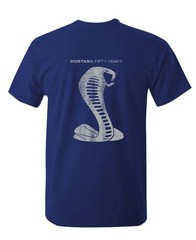 Cobra Mustang 50 Years FORD Cotton Unisex T-shirt