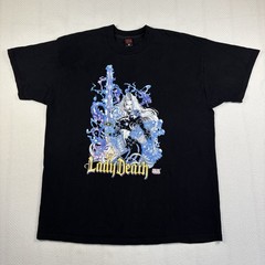 VTG 90s Lady Death Chaos Comics Anime Fashion Victim Black XL Shirt Mike Deodato