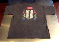 Vintage 2004 Rush Rock Band Concert Tour T-Shirt XL Black Tour Cities on Back