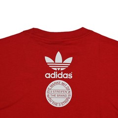 ADIDAS ORIGINALS GRAPHIC STREET TREFOIL TEE MENS T-SHIRT RED BLACK S-XL