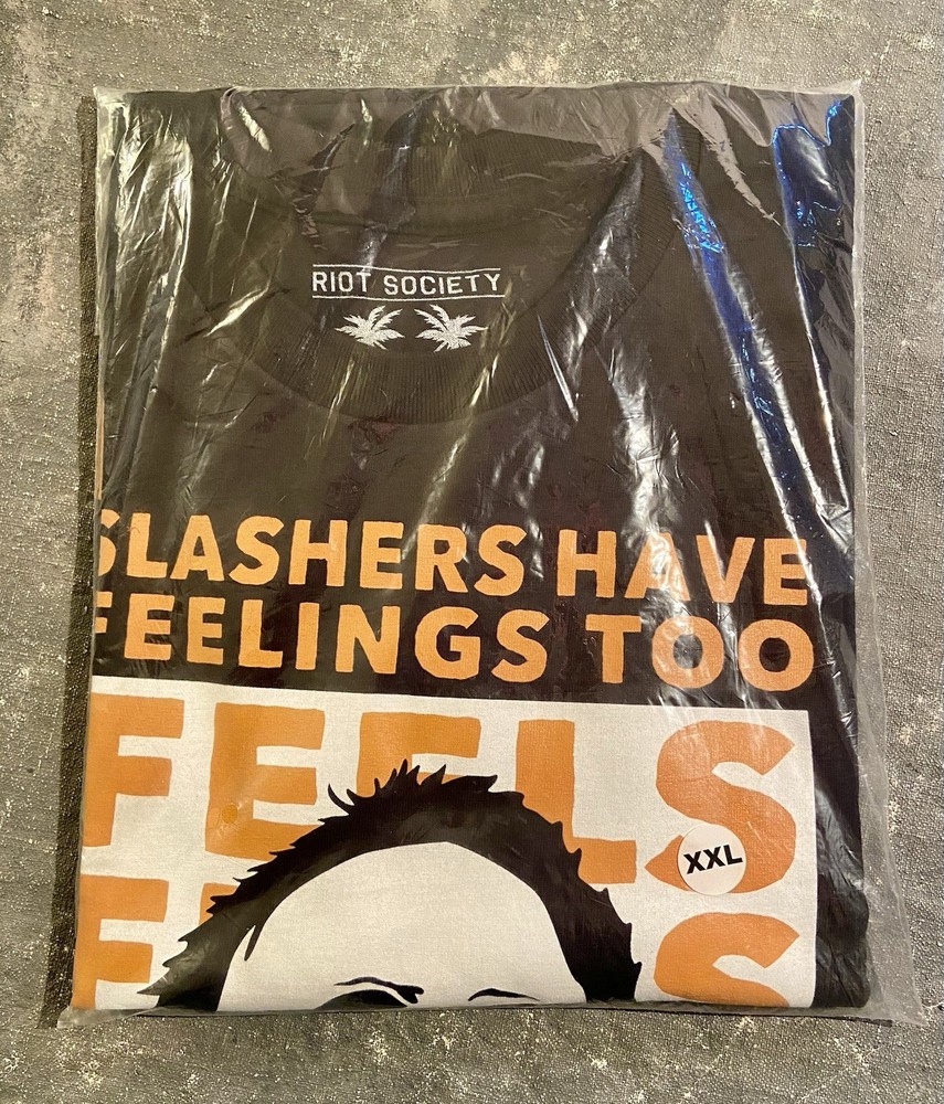 Halloween Michael Myers XXL T Shirt Slashers Have Feelings Too, Sealed Brand New