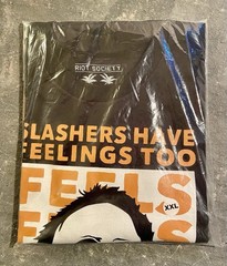 Halloween Michael Myers XXL T Shirt Slashers Have Feelings Too, Sealed Brand New