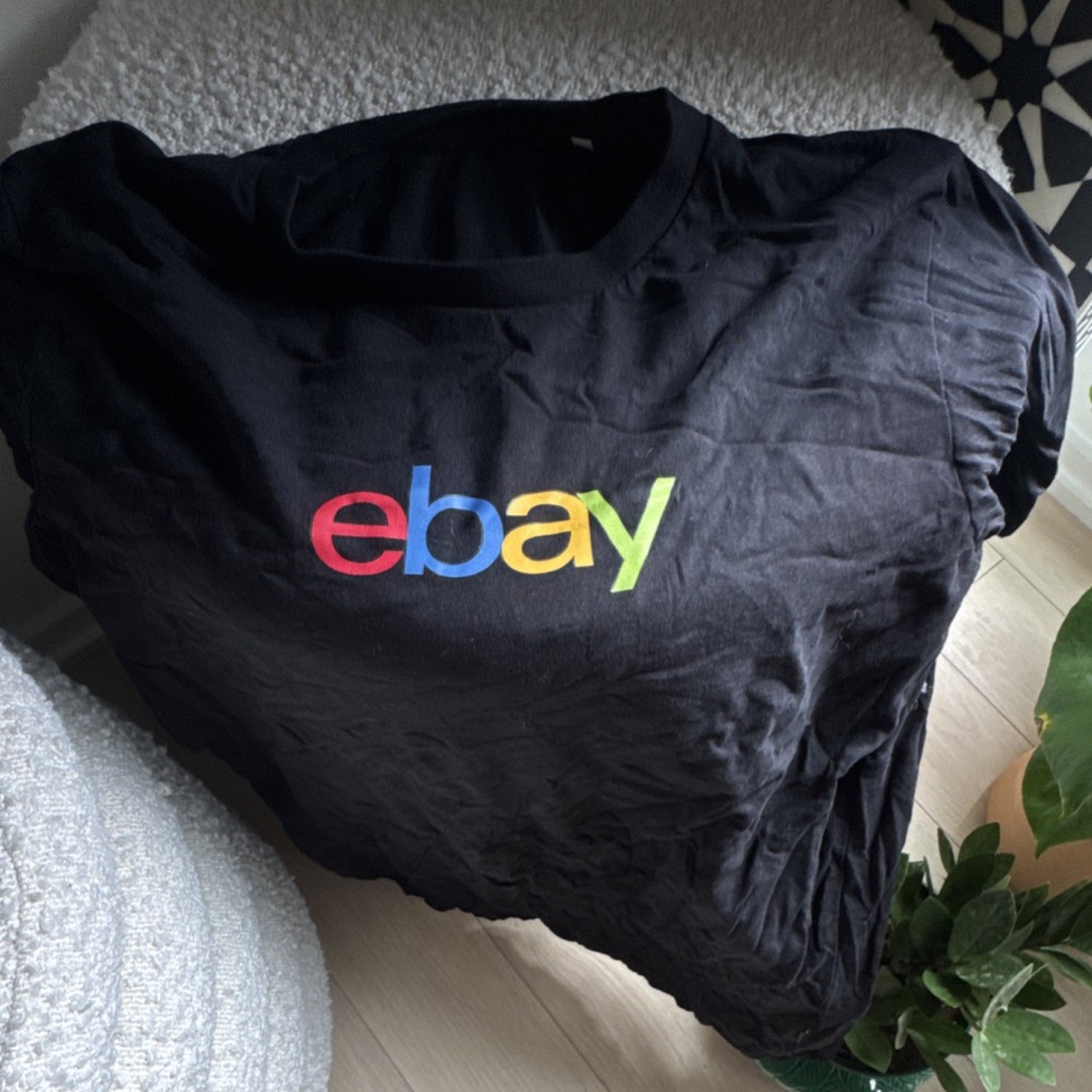eBay LCGR Summit 2025 Black Cotton Logo Unisex T-Shirt Size M