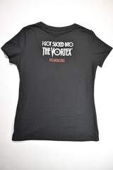The Vortex Atlanta Black V-Neck T-Shirt Womens Size 2XL XXL
