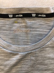 DryTek Shirt Men’s Medium Athletic Gray Muscle Activewear Tank Top