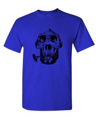 STONED APE SKULL – Unisex Cotton T-Shirt Tee Shirt
