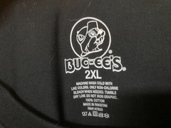 Buc-ees Bucees Main Logo Black T Shirt NWT Size Extra Extra Large 2X