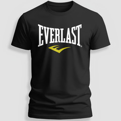 Everlast logo funny BLACK Men Girl Round Neck Short Sleeve Unisex T-Shirt T6