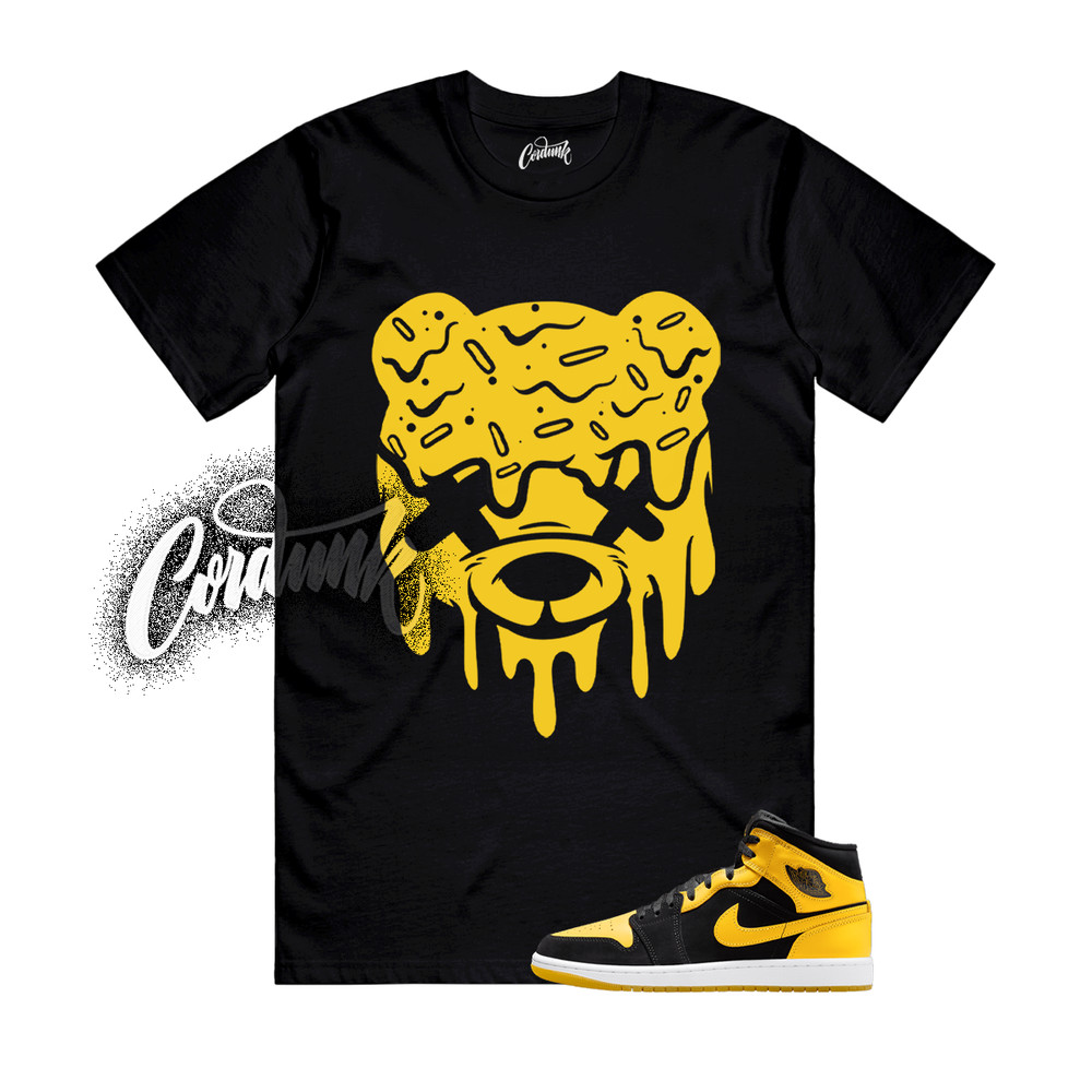 1 New Love Black Varsity Maize Yellow White 2025 T Shirt Match Match DRIPPY
