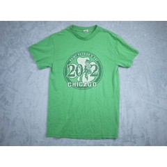 Men’s Vintage T-Shirt Size Small Chicago St Patricks Day 2002 Green Clover Y2K