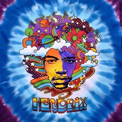 Jimi Hendrix Jimi Mod Tie-Dye T-Shirt Liquid Blue