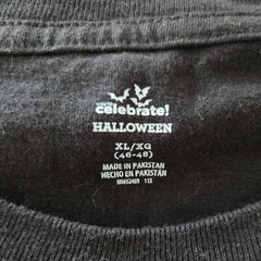Way To Celebrate! Halloween Black Scary Creepy Clown Graphic T-Shirt Men’s Sz XL