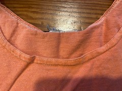 Unbranded Faded Orange XL Men’s Heavy Cotton Tank T-Shirt