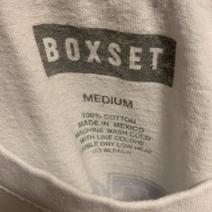 Box Set Mens Boxset Takeover Society Car Graphic White Shirt Men’s Size Medium