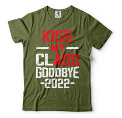 Kiss My ClAss Goodbye Rude Humor Funny Graduation T-Shirts