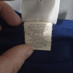 Vintage Patagonia Base Layer Shirt Mens Large Blue Capilene Outdoor Hiking Flaw