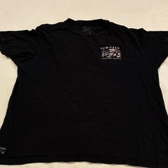 Howitzer Clothing Men’s Black Double-Sided Logo Graphic Crew Neck T-Shirt XL