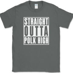 Straight Outta Polk High T-Shirt Funny Al Bundy Married With Children Tee