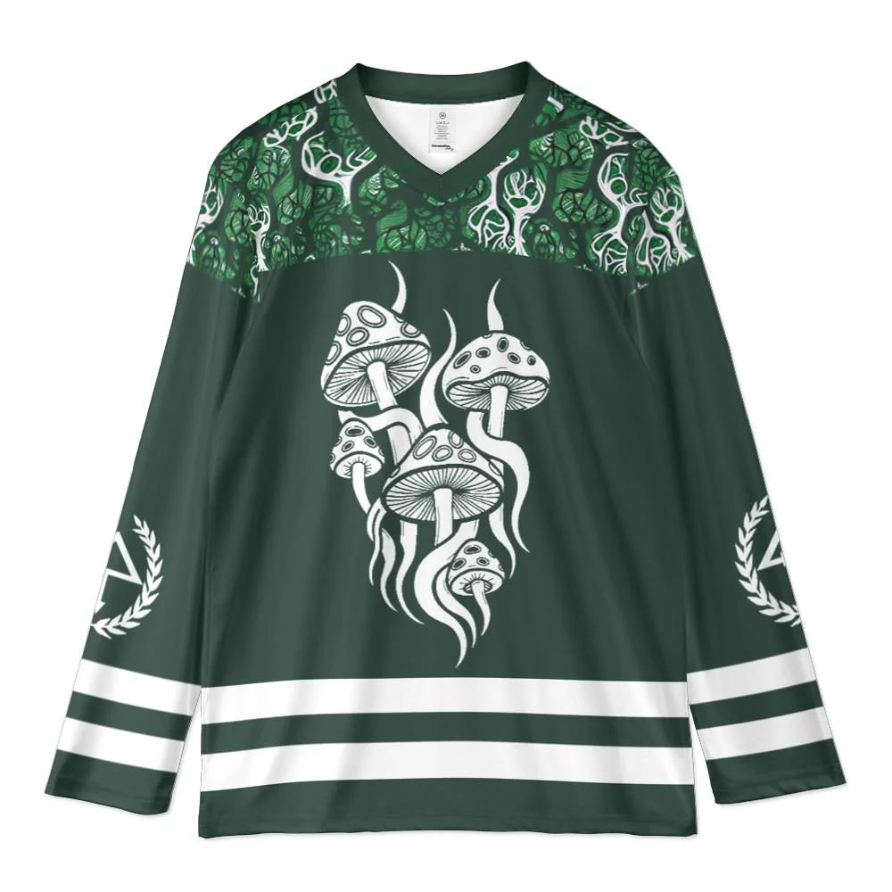 Of the Trees Forest Pulse rave Hockey Jersey