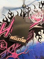 Hellstar Brainwashed World Tour 3005 Graphic T-Shirt Light Blue Size L
