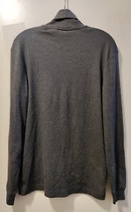 John Ashford Men’s Dark Grey Turtle Neck Long Sleeve Shirt Size S