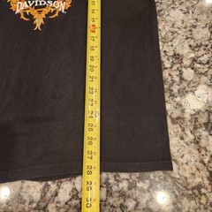 Harley Davidson Ann Arbor Michigan T Shirt Black Size L Embroidered Proper Fade