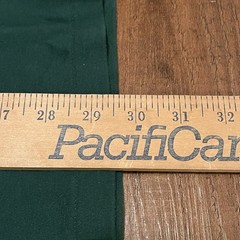 Vintage Polo Ralph Lauren XL Turtleneck Made in USA 90s Forest Green Red Pony