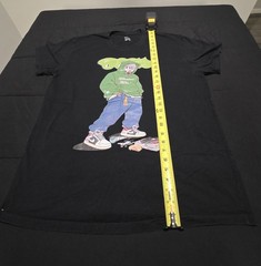 MF DOOM Hip Hop Graphic Print T-Shirt Men’s 2XL Black Cotton Crew Neck