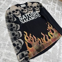 Satoshi Nakamoto Lost Boys Skull Thermal Long Sleeve Shirt