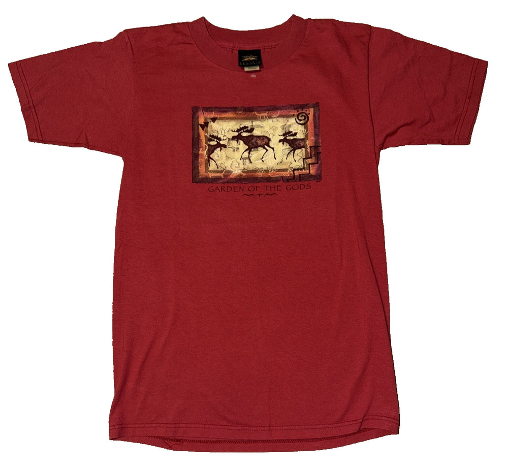 Vintage Garden Of The Gods T Shirt National Park Colorado Springs Mountain New M