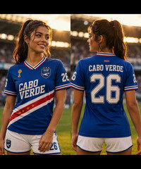 Soccer Jersey Shirt, Cabo Verde Soccer Jersey Supporter T-Shirt