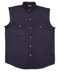 Sleeveless Denim Shirt Biker Motorcycle Button Down Muscle 10 Colors t-shirt