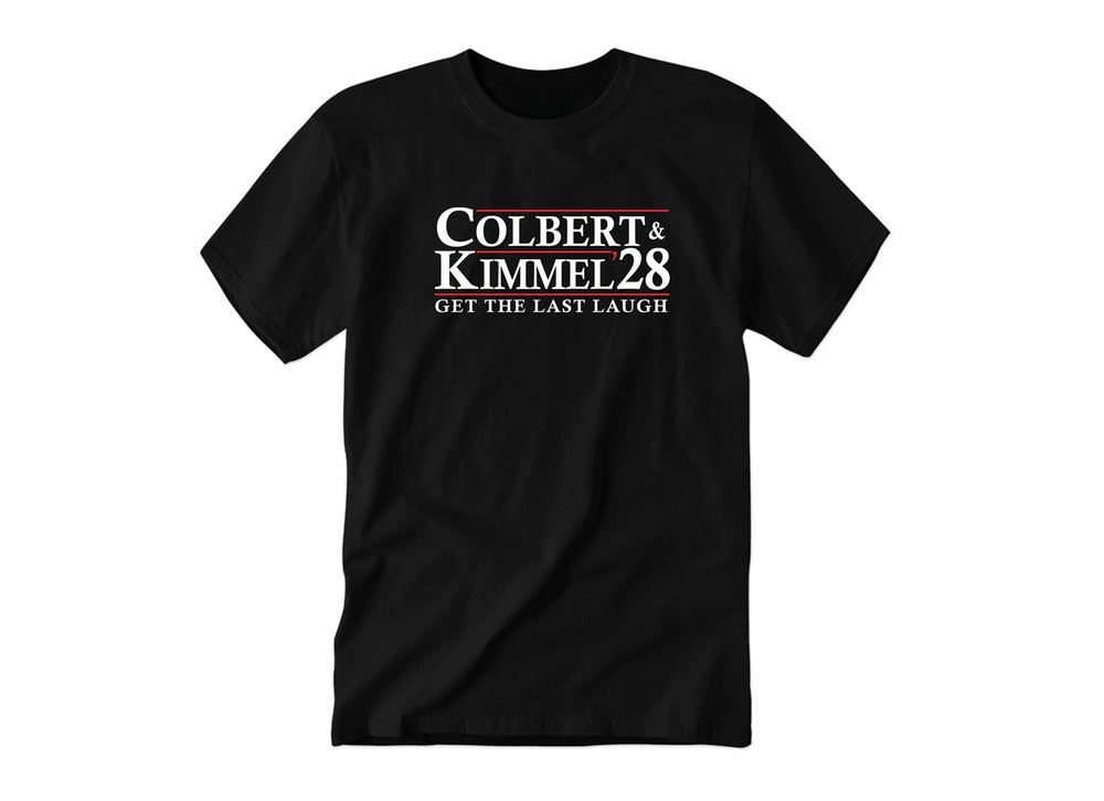 Colbert Kimmel 28 Get The Last Laugh Funny | Kids & Adult Unisex Tee Tshirt