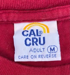 Vintage Cal Cru Albuquerque New Mexico Wrap Around Wolf Pack T Shirt Red Size M