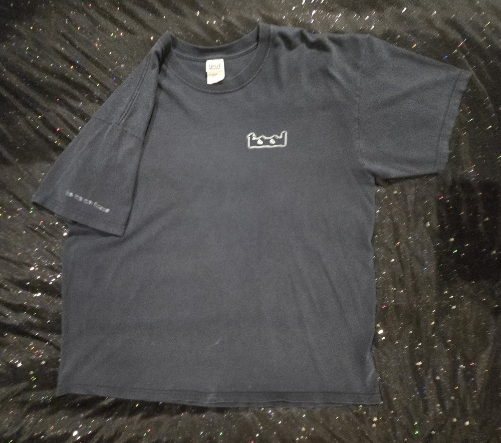 Vintage Tool Lateralus Tour T Shirt XL Anvil Eye Spiral Band Tee Y2KVintage