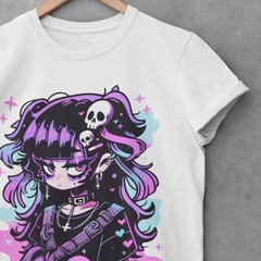 Grunge Pastel Goth Anime Girl Unisex Tee | Harajuku Streetwear