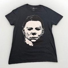 Halloween 2 Michael Myers Black T Shirt Size Small Face Mask Horror RARE S/S EUC