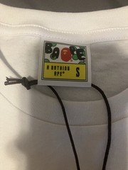 A Bathing Ape BAPE White Ape Head Graphic Logo Cotton Crew Neck Tee Men’s S