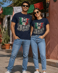 ¿Y Si Sí? Mexican Shirt Flag Football Fan Graphic Tee