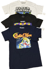 Lot Of 6 Men’s Brand New Random Graphic T-Shirts Short Sleeves Sz Medium NWT 003