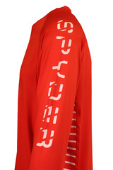 Spyder Men’s T-Shirt Red UPF30+ Rash Guard L/S (S01D)