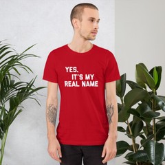 Yes, It’s My Real Name T-Shirt, Chevy Chase, SNL, Christmas Vacation, 70s