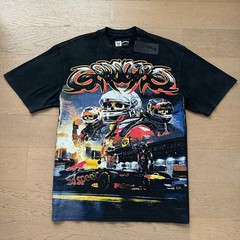 2026 NEW Godspeed Skeleton Knight Racing Driver printing Tee Mens Cotton T-shirt
