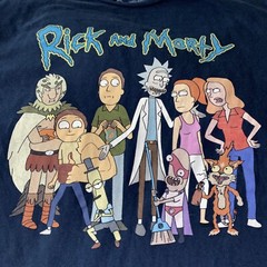 Rick and Morty Characters T-Shirt Adult Swim Cartoon Network Men’s