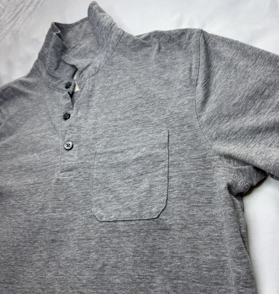 BANANA REPUBLIC The Vintage T Grey Collared Shirt Men’s M Cotton Summer Preppy
